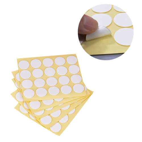 600Pcs Durable Yellow Wick Stickers Double-Sided Adhesive Dots for DIY