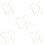 5Pcs Wooden Handle Jump Rope for Kids Multi-Color Exercise Adjustable 10
