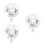 3Pcs Silver Ceiling Fan Mount Braces Iron Material Box Fan Holders 6