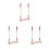 3Pcs Solid Wooden Swing for Children with Hemp Rope Multi-Color Design 9