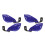 2Pairs Blue Dirt Bike Handlebar Guards PP Plastic Handguard Windshield 4