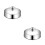2Pcs Stainless Steel Steamer Dome Covers Silver Pot Lid Kitchen Use 6