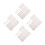 4Pcs White Optical Lens Flippers Plastic Glass Tool 4