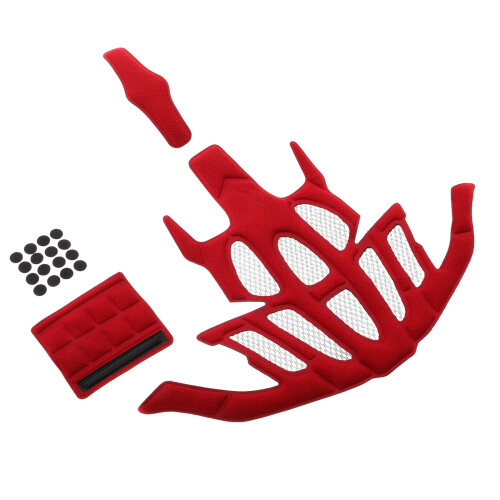 2Sets Red Sponge Liners Lightweight Breathable Sweat Absorbing