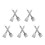 10Pcs Silver Multifunctional Stainless Steel for Ice and Grout 9