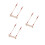 3Pcs Solid Wooden Swing for Children with Hemp Rope Multi-Color Design 8