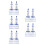 100Pièces Mini Phare Résine Décoration Miniature 3