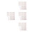4Pcs White Optical Lens Flippers Plastic Glass Tool 3