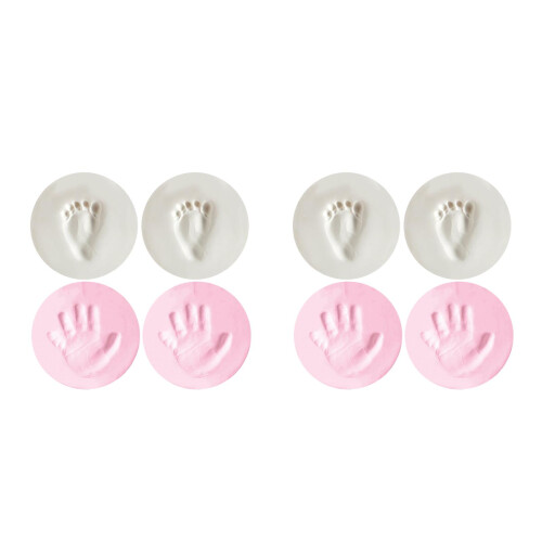 8Pcs Newborn Handprint Memory Gift DIY Footprint Pad Assorted Colors 2