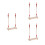 3Pcs Solid Wooden Swing for Children with Hemp Rope Multi-Color Design 4