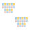 40Pcs Microfiber Instrument Polishing Cloths Assorted Color Easy Carry 4