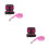 2Pcs Adjustable Rosy Chicken Vest and Leash for Rooster Training 2