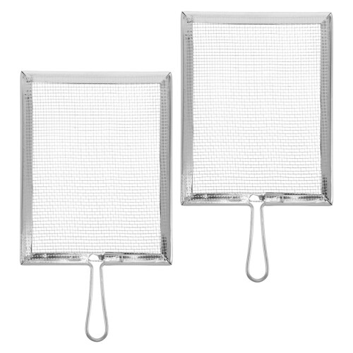 6Pcs Mud Strainer Silver Fine Mesh Pottery Accessories 1