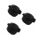 3Pcs Pressure Cooker Valve Replacement Steam Release Pp+iron Black Set 5