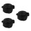 3Pcs Pressure Cooker Valve Replacement Steam Release Pp+iron Black Set 6
