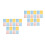 40Pcs Microfiber Instrument Polishing Cloths Assorted Color Easy Carry 5