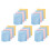 40Pcs Microfiber Instrument Polishing Cloths Assorted Color Easy Carry 1