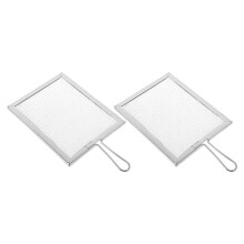 6Pcs Mud Strainer Silver Fine Mesh Pottery Accessories