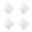 4Pcs White Optical Lens Flippers Plastic Glass Tool 6