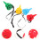 20Sets Plastic Hand-Eye Coordination Toss and Catch Balls for Kids 8