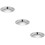3Pcs Silver Stainless Steel Pan Lid Replacement Set for Cooking Pots 10