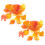 4Sets Premium Pet Yellow Botany Decals Easy Remove Decorative Stickers 2