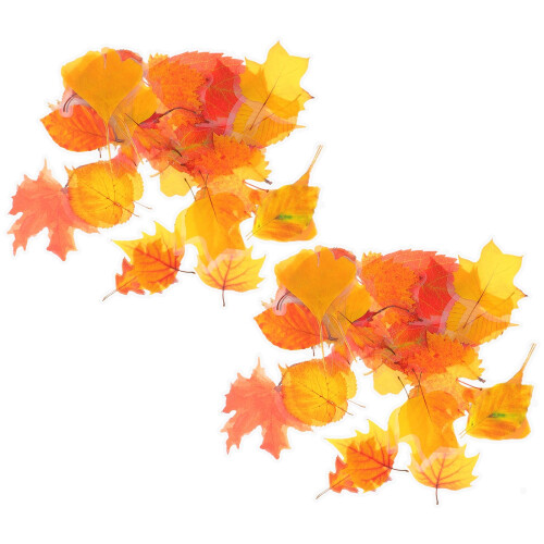 4Sets Premium Pet Yellow Botany Decals Easy Remove Decorative Stickers 1