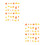 4Sets Premium Pet Yellow Botany Decals Easy Remove Decorative Stickers 9