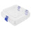2Pcs Pc Mouth Guard Case for Home Use Transparent Denture Holder Box 2