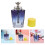 4Pcs Blue Pump Press Bottles Refillable Nail Polish Cleaner Containers 10