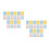 40Pcs Microfiber Instrument Polishing Cloths Assorted Color Easy Carry 6