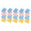 40Pcs Microfiber Instrument Polishing Cloths Assorted Color Easy Carry 3