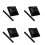 4Sets Black PP Plastic Fence Column Covers Guardrail Post Caps 7