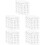 20Pcs Beige Wood Paper Quilling Positioning Tool Sheet Accessory Set 7