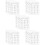 20Pcs Beige Wood Paper Quilling Positioning Tool Sheet Accessory Set 9