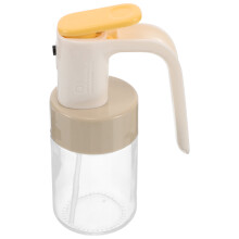 4Pcs Large Capacity Glass Oil Spray Bottles for Soy Sauce and Vinegar