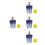 4Pcs Blue Pump Press Bottles Refillable Nail Polish Cleaner Containers 9