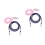 4Pcs Nylon Kids Mitten Clips Glove Straps Adjustable for 10