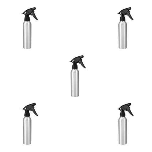 5Pcs Aluminium Pigment Bottles Silver Plastic Ink Storage Lightweight 1