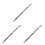 3Pcs Collapsible Fishing Rods Retractable Durable Eva Grip 4
