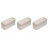 3Pcs Golden Iron Metal Tin Box Multipurpose Storage Container with Lid 5