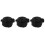3Pcs Pressure Cooker Valve Replacement Steam Release Pp+iron Black Set 4