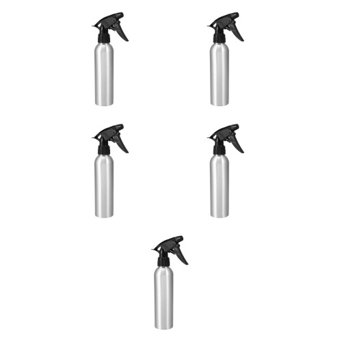 5Pcs Aluminium Pigment Bottles Silver Plastic Ink Storage Lightweight 2