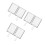 6Pcs Mud Strainer Silver Fine Mesh Pottery Accessories 5