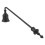 2Pcs Metal Candle Snuffer Set Black Long Handle Safe Wick Extinguisher 2