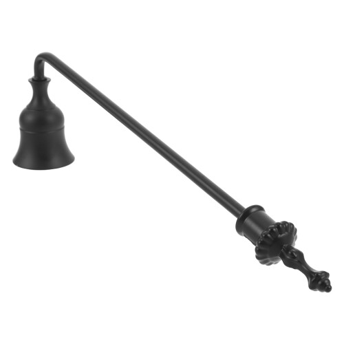 2Pcs Metal Candle Snuffer Set Black Long Handle Safe Wick Extinguisher 1
