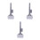 3Pcs Durable Portable Pooper Scooper for Dogs ABS Material Grey 5