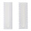 8Pcs Plastic Cake Spatulas White Scrapers for Home and Store 2