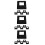 18Pcs Black Plastic Decorative Fence Post Covers Split Style for Decks 5