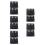 10Pcs Speaker Box Wire Connectors Black Plastic Iron for Home Wiring 7